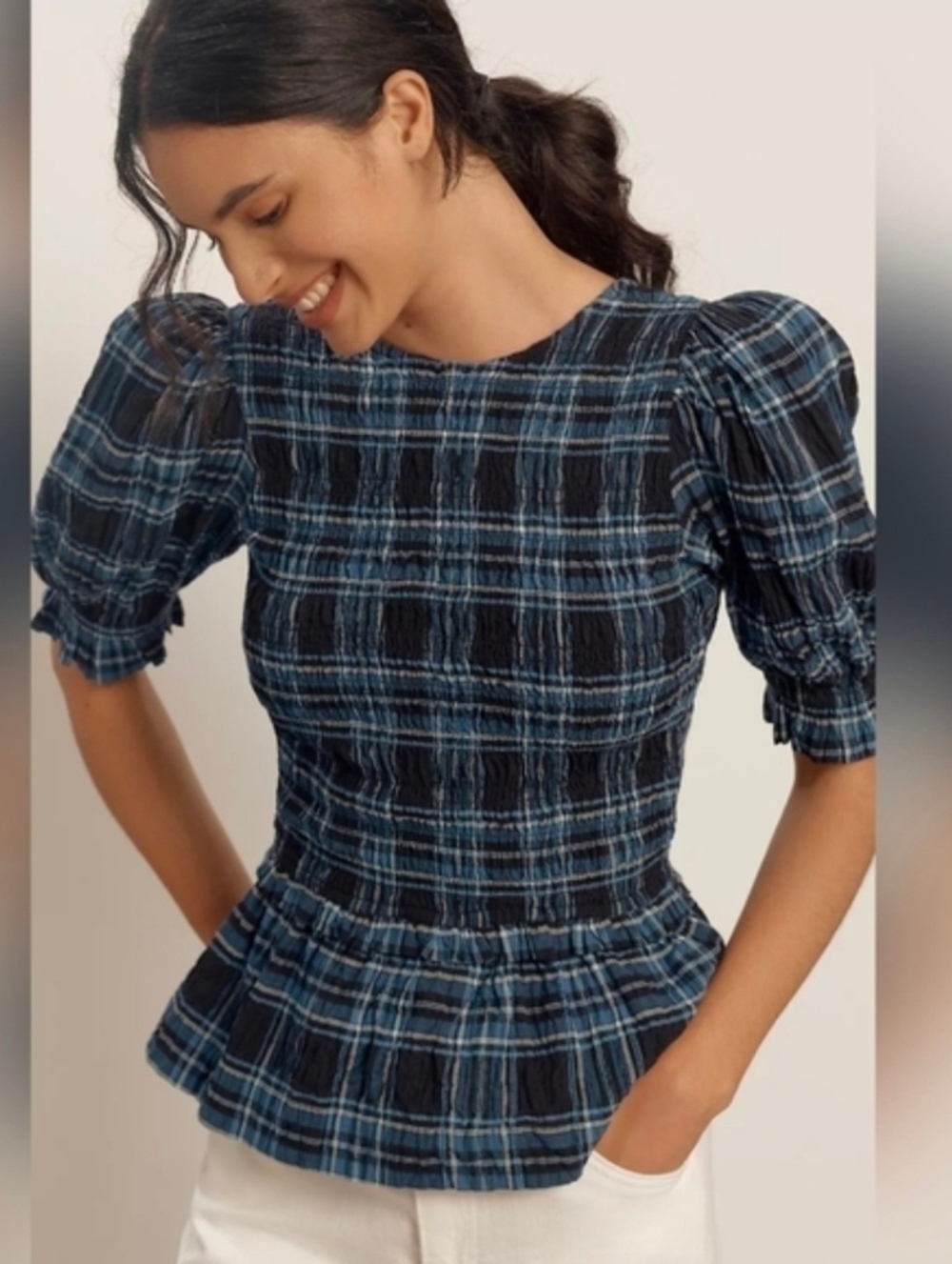 Damson Madder Bluebelle Blouse EU Size 18/US size 14